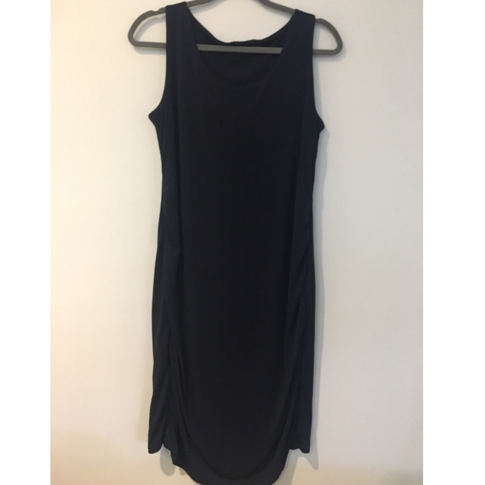 Navy Blue Maternity Dress